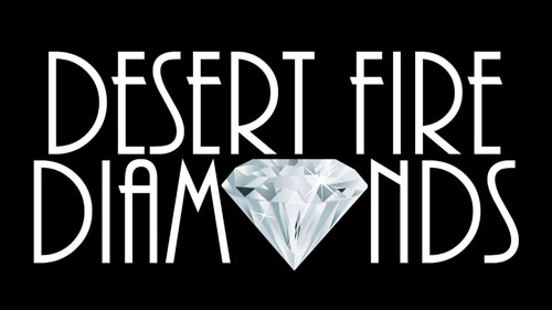 Logo desert fire diamants 500